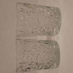 Pair of Beautiful Libby Crystal Glasses